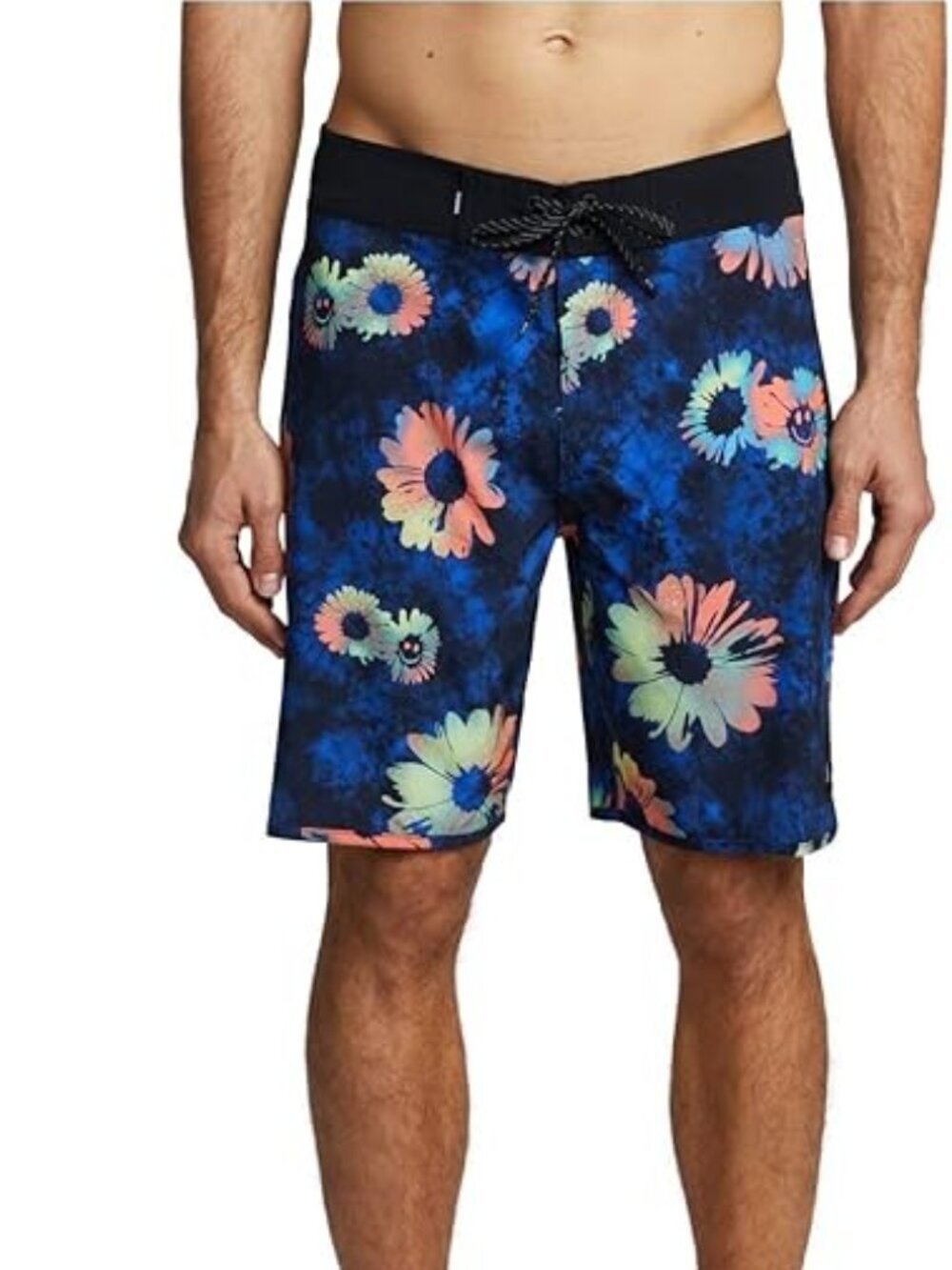 Quiksilver Highline Sprated Daisy 19 Boardshort Blue Size 32